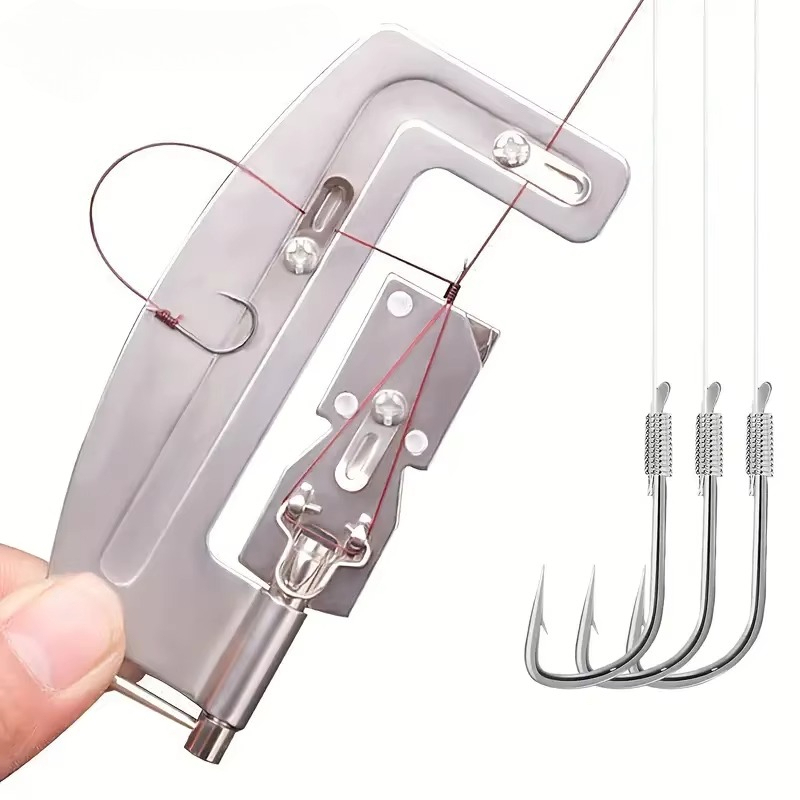 Fishing Equipment Carp - Stainless Steel Semi-Automatic Fishing Hook Line