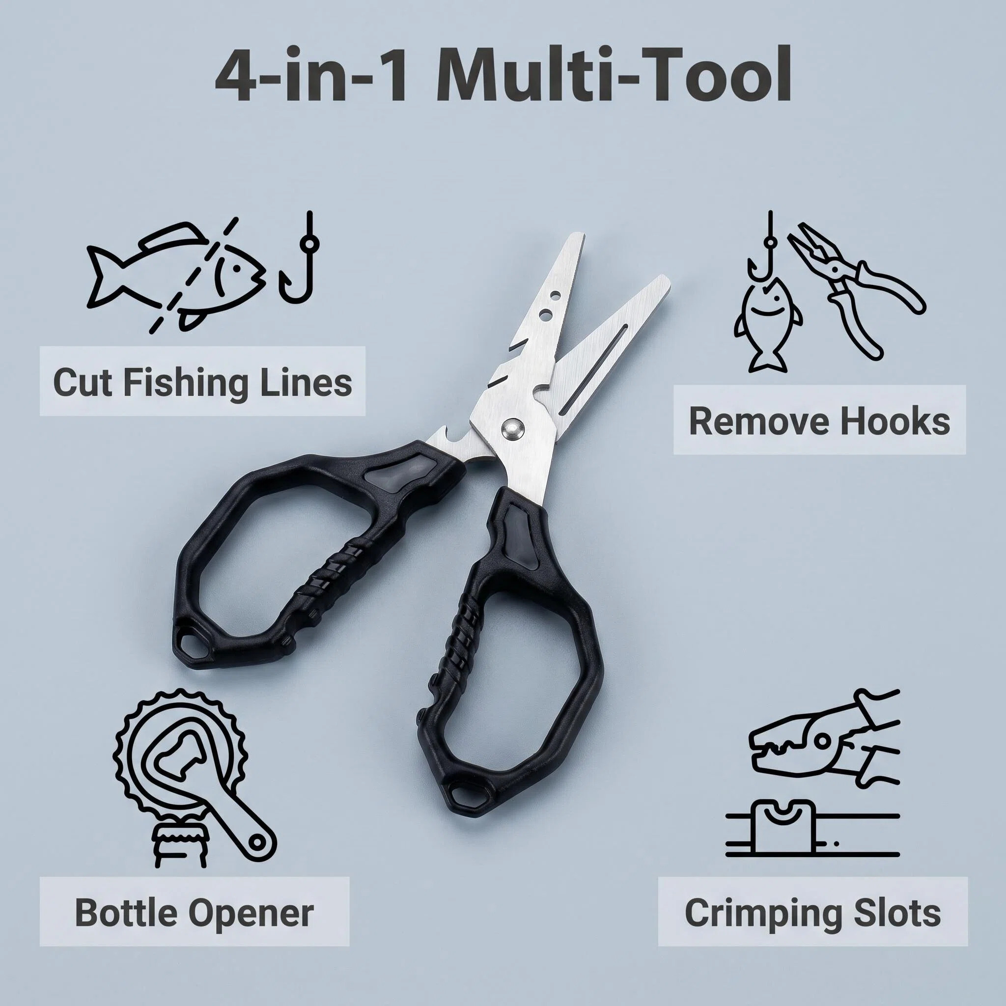 Multifunctional Fishing Scisso - Fishing Equipment Price review and price
