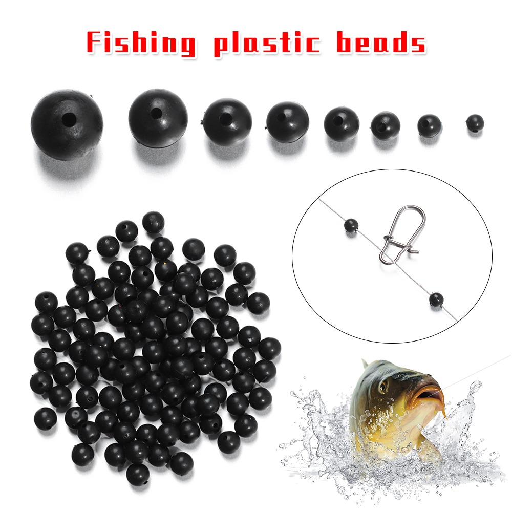 100pcs/lot Fishing Beads Space - Fishing Equipment Carp review and price