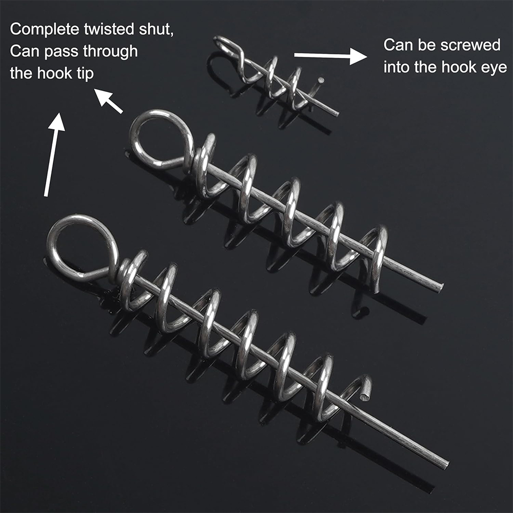 50Pcs Spring Twist Lock Fishin - Fishing Equipment Carp review and price